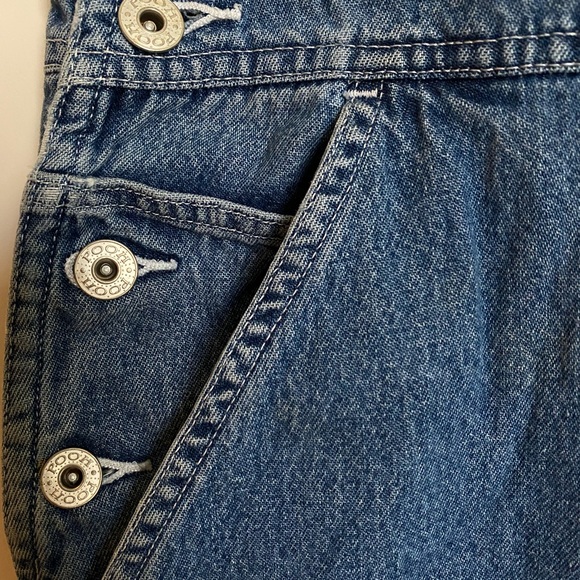 SOLD Disney Winnie the Pooh Blue Denim Jean Overalls - Picture 6 of 12